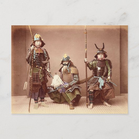 Carte Postale Samurai en armure (Devant)