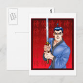 Carte Postale Samurai Guy (Devant / Derrière)