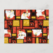 Carte Postale Samurai Jack & Aku - Motif du panneau d'art de car (Devant)