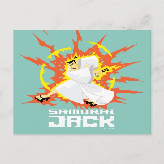 Carte Postale Samurai Jack Energy Graphic (Devant)