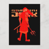 Carte Postale Samurai Jack Red Warrior Graphic (Devant)