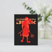 Carte Postale Samurai Jack Red Warrior Graphic (Debout devant)