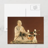 Carte Postale Samurai, Okinomo, Période Edo (Devant / Derrière)