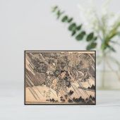 Carte Postale Samurai Peinture japonaise c. Années 1800 (Debout devant)