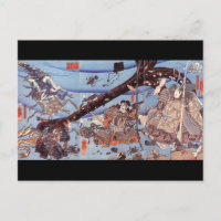 Samurai Peinture japonaise c. Années 1800