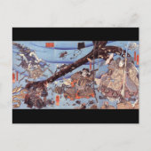 Carte Postale Samurai Peinture japonaise c. Années 1800 (Devant)