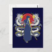 Carte Postale Samurai Sept (Devant / Derrière)