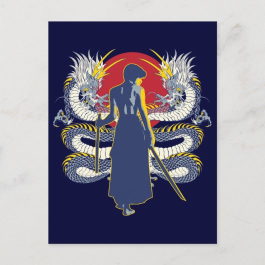 Carte Postale Samurai Sept (Devant)