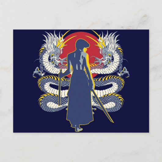 Carte Postale Samurai Sept (Devant)