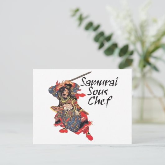 Carte Postale Samurai Sous Chef (Debout devant)
