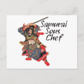 Carte Postale Samurai Sous Chef (Devant)