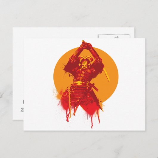 Carte postale Samurai Strike (Devant / Derrière)