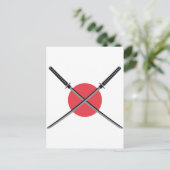 Carte Postale samurai sword (Debout devant)