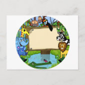 Carte Postale S'amuser avec les animaux (Devant)