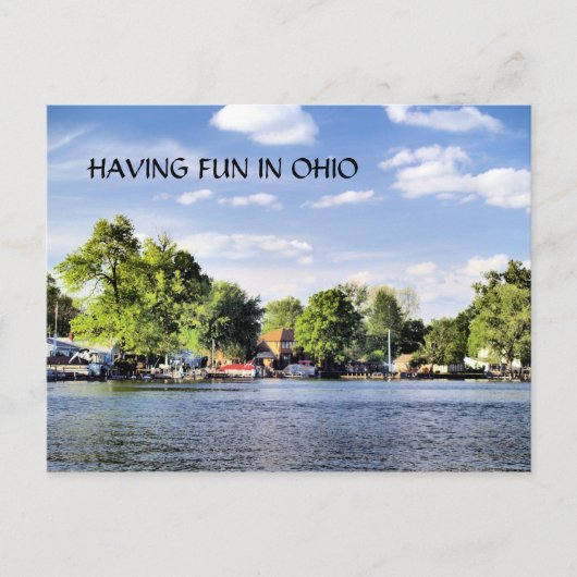 CARTE POSTALE S'AMUSER EN OHIO POSTCARD (Devant)