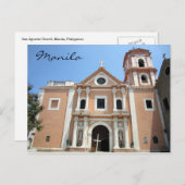Carte Postale san agustin manila (Devant / Derrière)