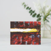 Carte Postale "San Andreas" - Art Abstrait moderne (Debout devant)