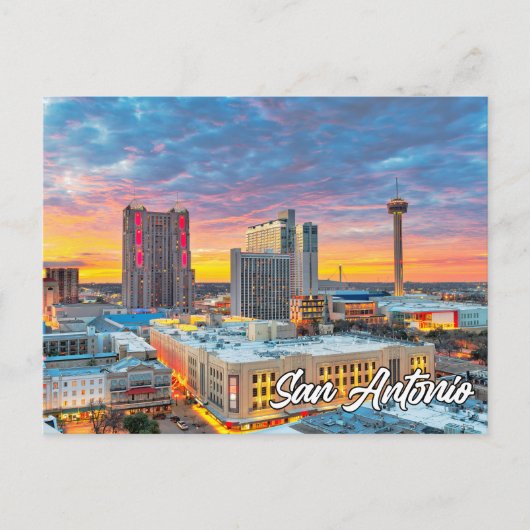Carte Postale San Antonio, Texas, États-Unis (Devant)