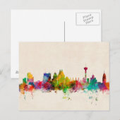 Carte Postale San Antonio Texas Skyline Cityscape (Devant / Derrière)