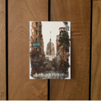 San Antonio Texas Vintage City Travel Watercolor