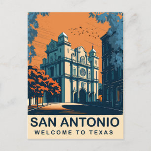 Carte Postale San Antonio, Texas, Voyage