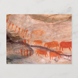 Carte Postale San, art rupestre Bushman, Cederberg Wilderness