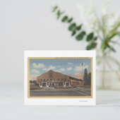 Carte Postale San Bernardino, CA - Accueil de la National Orange (Debout devant)