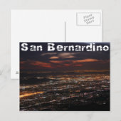 Carte Postale San Bernardino la Californie (Devant / Derrière)