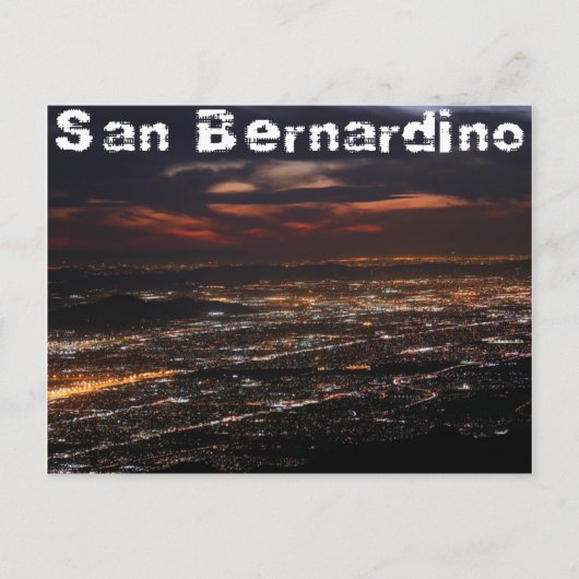Carte Postale San Bernardino la Californie (Devant)