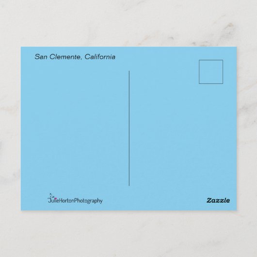 Carte postale San Clemente Beach (Dos)