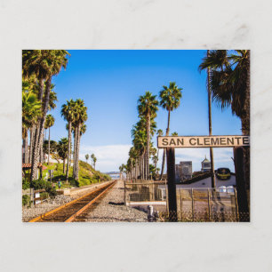 Carte Postale San Clemente Railroad Crossing Train Tracks