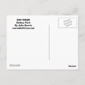 CARTE POSTALE SAN DIEGO (Dos)