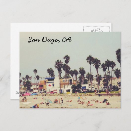 Carte postale San Diego (Devant / Derrière)
