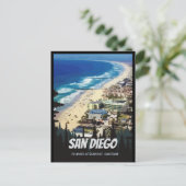 Carte postale San Diego 70 milles de littoral glor (Debout devant)