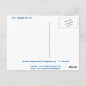 CARTE POSTALE SAN DIEGO BAY (Dos)