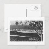 Carte Postale San Diego, CA Bay et la ville de Point Loma (Devant / Derrière)