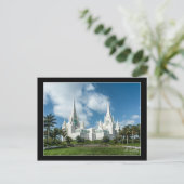 Carte Postale San Diego California LDS Temple (Debout devant)
