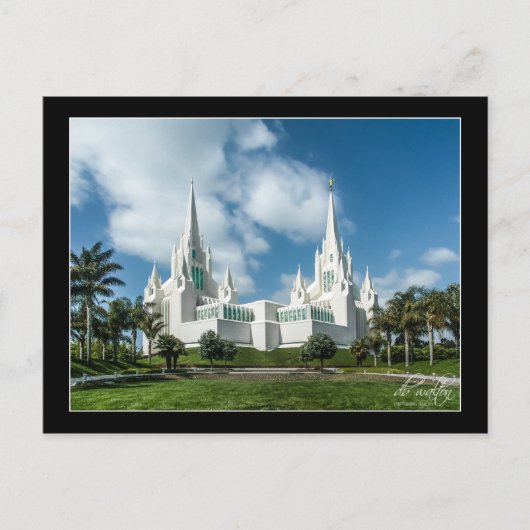 Carte Postale San Diego California LDS Temple (Devant)