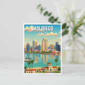 Carte Postale San Diego California Travel (Debout devant)