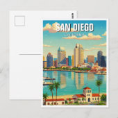 Carte Postale San Diego California Travel (Devant / Derrière)