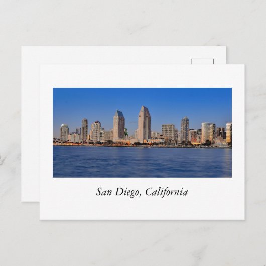 Carte Postale San Diego, Californie (Devant / Derrière)