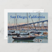 Carte postale San Diego, Californie (Devant / Derrière)