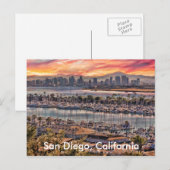 Carte Postale San Diego, Californie (Devant / Derrière)