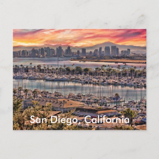 Carte Postale San Diego, Californie (Devant)