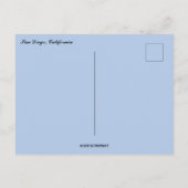 Carte Postale San Diego Californie (Dos)