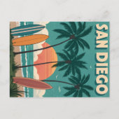 Carte Postale San Diego : Des Vibes De Surfs Été Sans Fin (Devant)