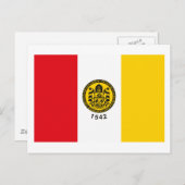 Carte postale San Diego Flag (Devant / Derrière)