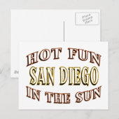 Carte Postale San Diego Fun (Devant / Derrière)