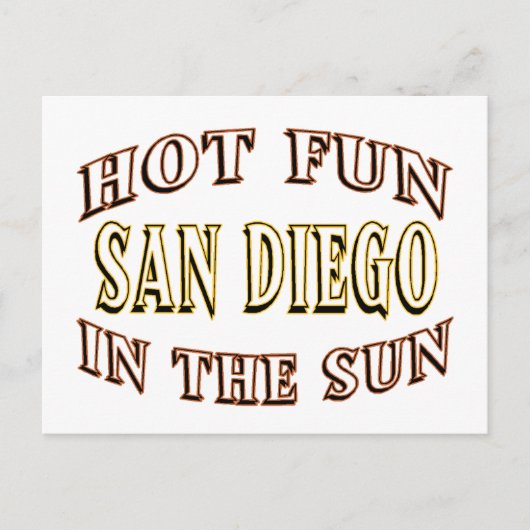 Carte Postale San Diego Fun (Devant)