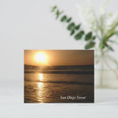 Carte postale San Diego Sunset (Debout devant)